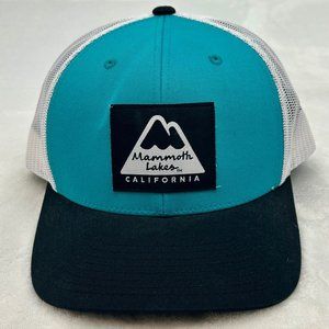 Mammoth Lakes California Adjustable Snapback Meshback Cap Hat Peak Productions